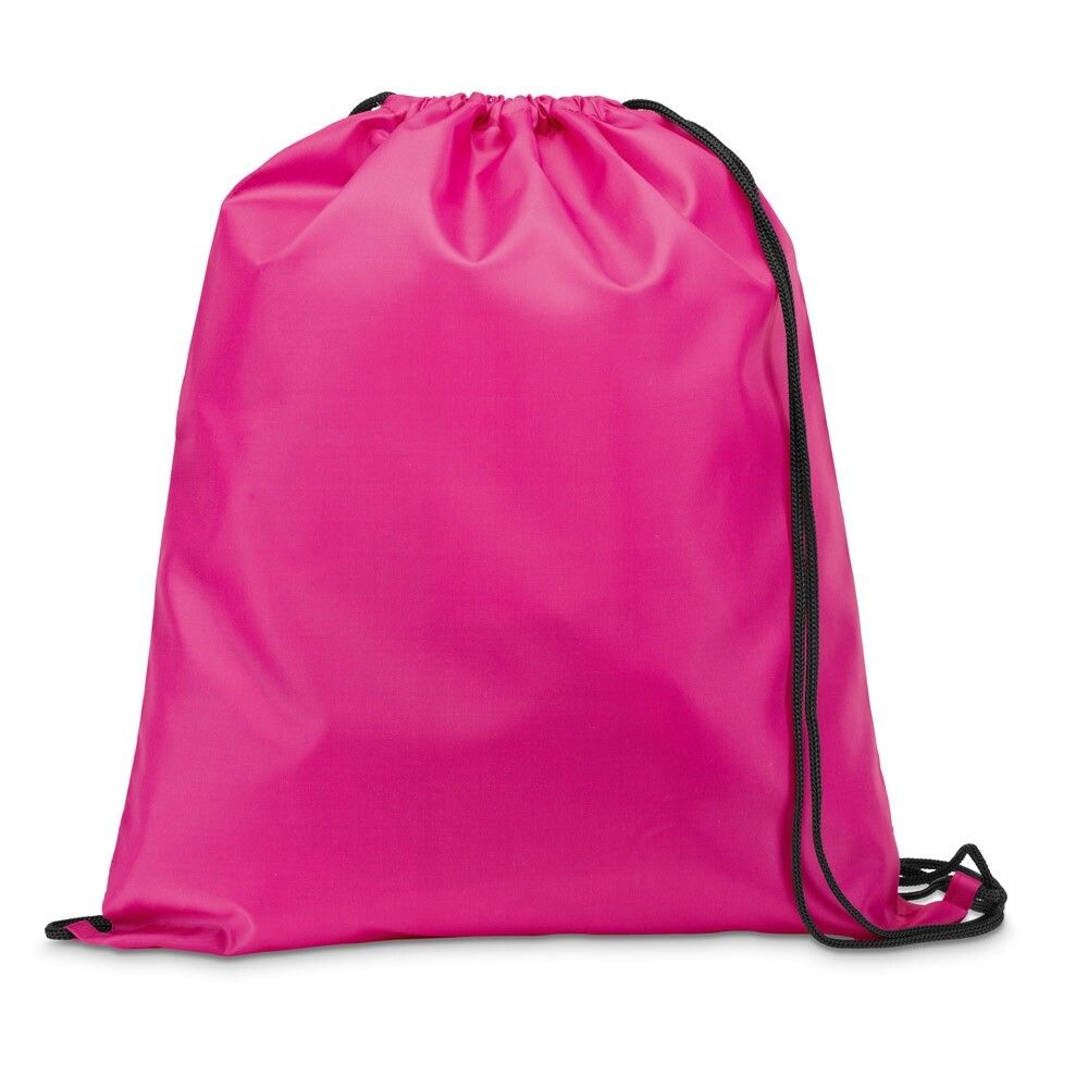CARNABY 210D Rucksacktasche mit schwarzen Zugbändern - rosa-511