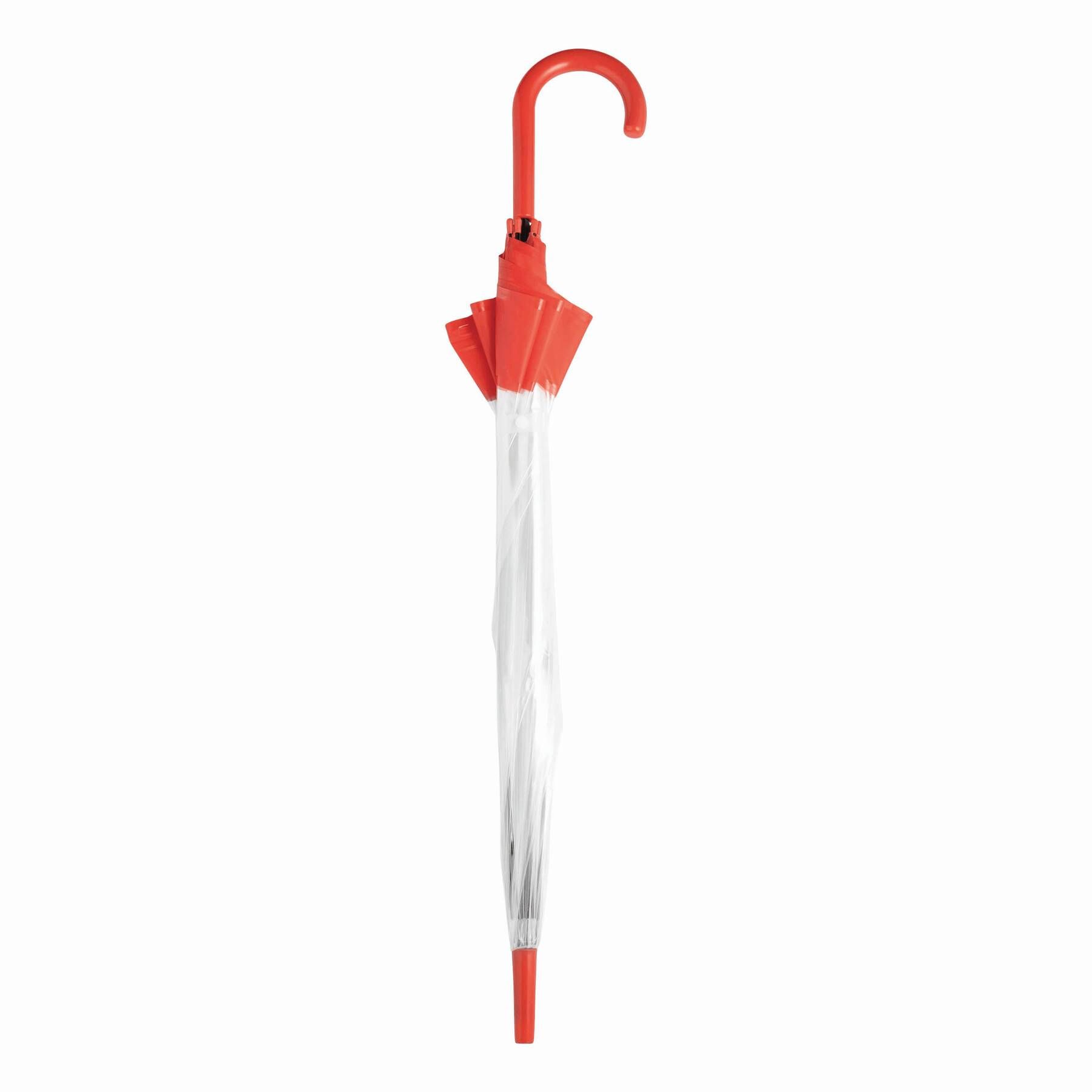 Glockenschirm HONEYMOON - rot - transparent-193