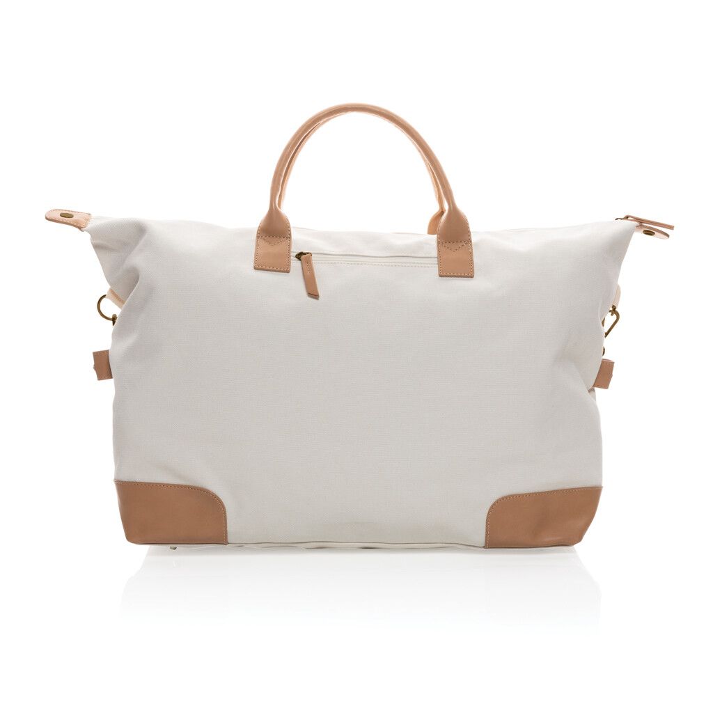 Impact AWARE™ 16 oz. rCanvas große Wochenendtasche - off white-857