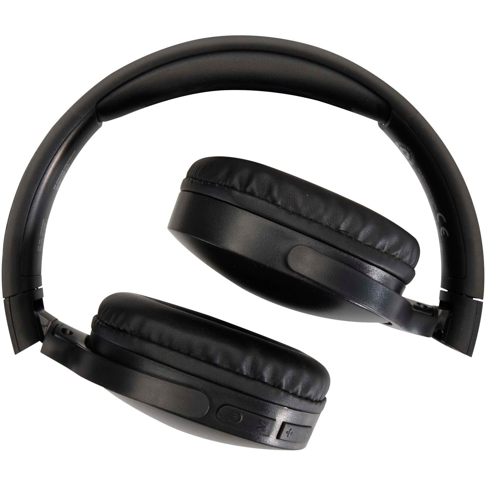 Ancha Over-Ear Wireless Bluetooth Headset aus recyceltem Kunststoff - schwarz-848