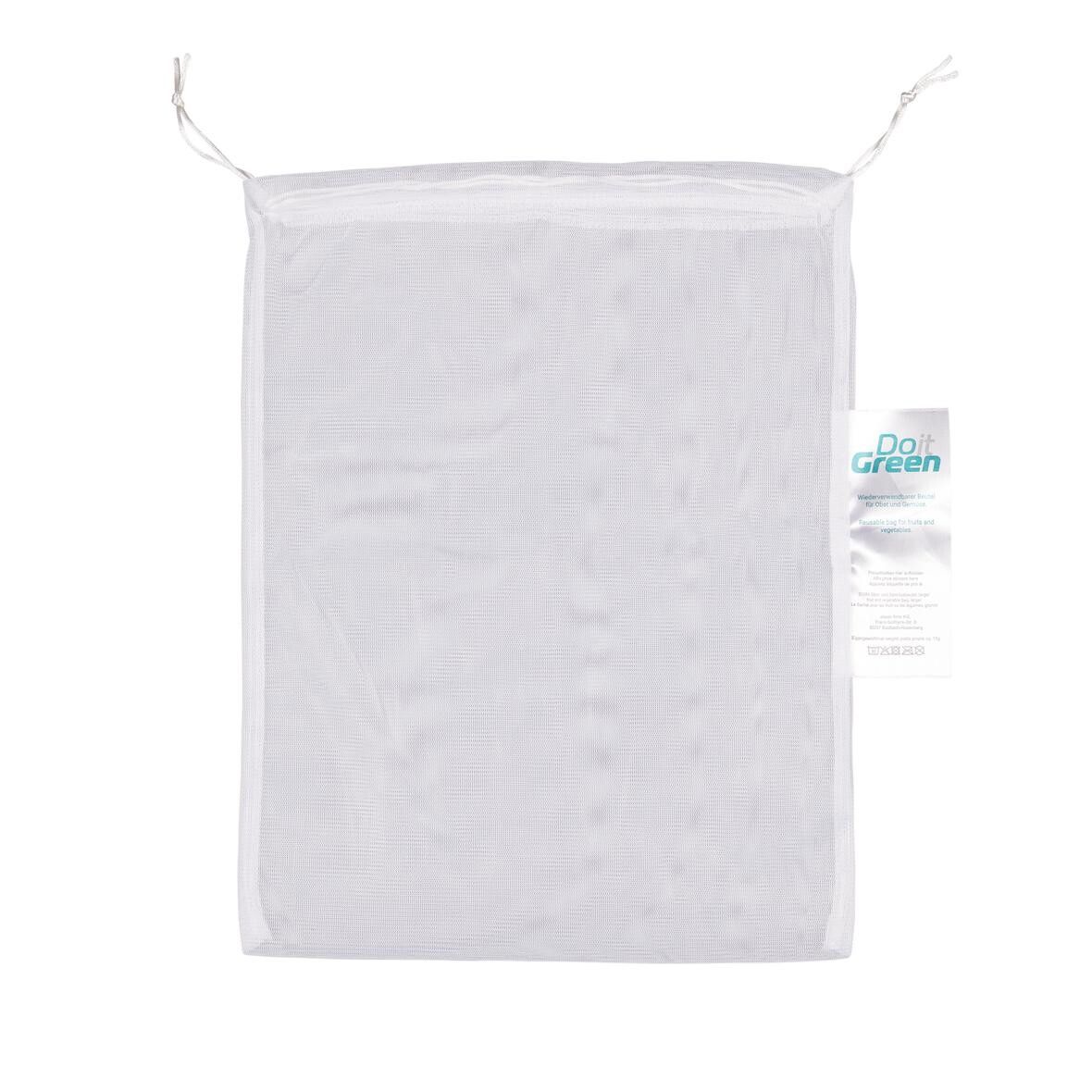 Obst- und Gemüsebeutel ECOCARE, large - weiß-238