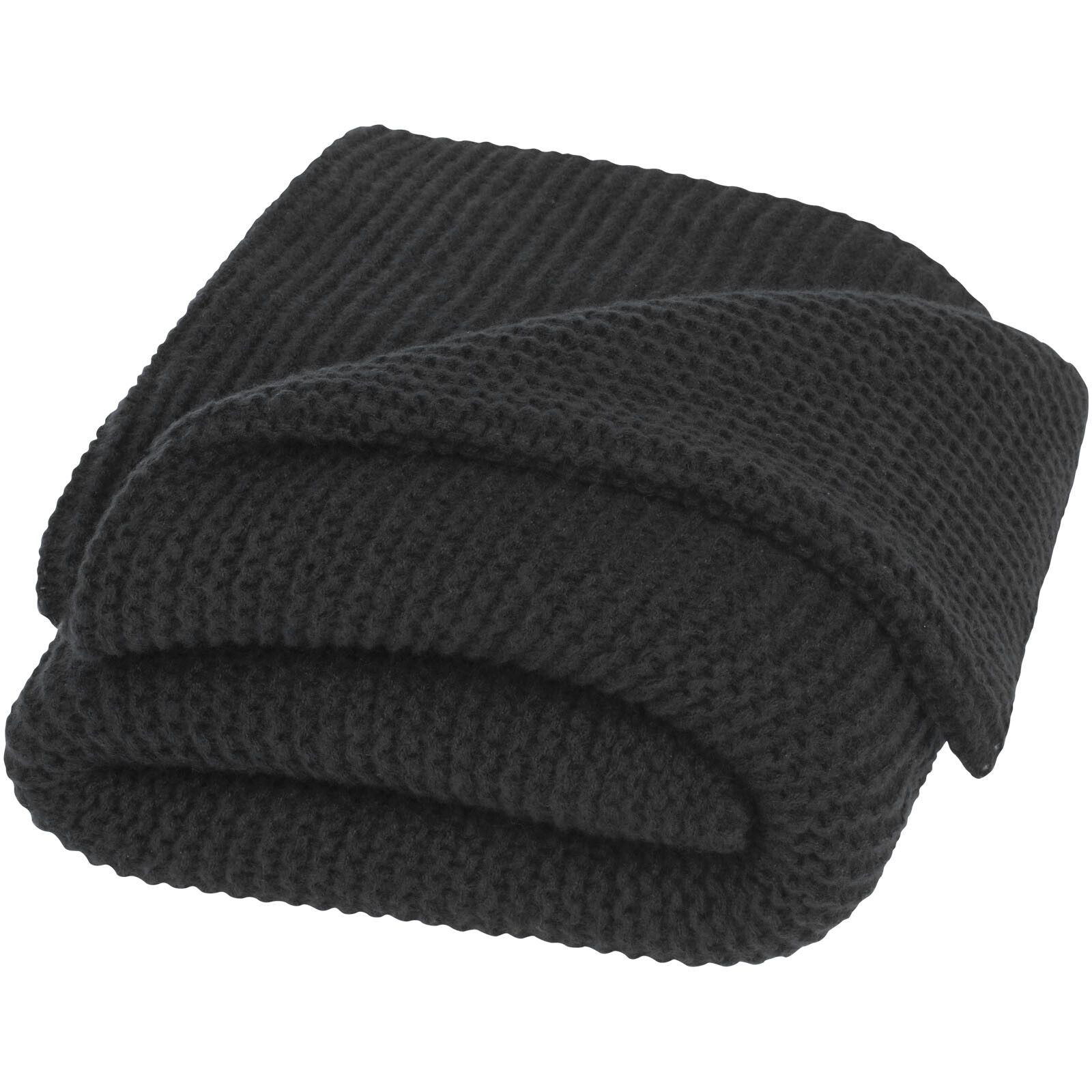 Suzy GRS Strickdecke, 150 x 120 cm - schwarz-999
