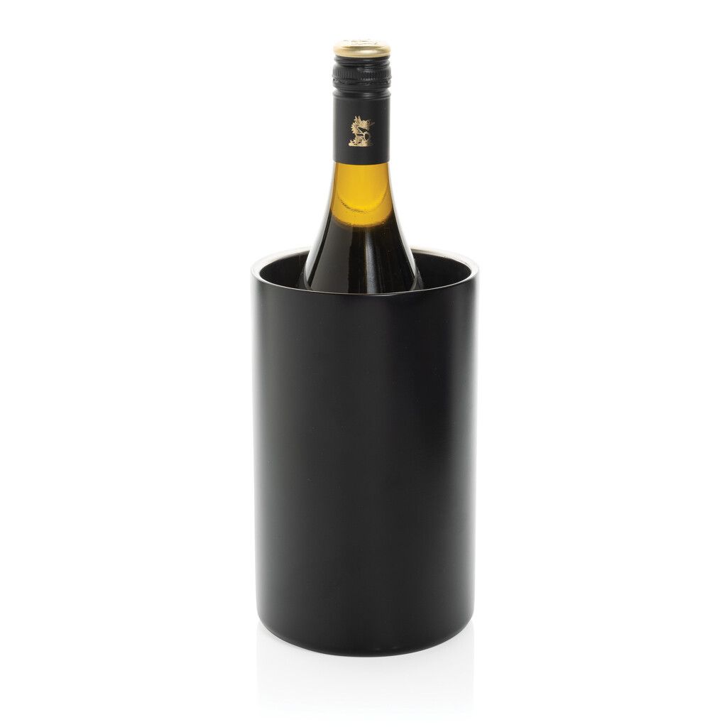 Vino Weinkühler aus RCS-zertifiziert recyc. Stainless-Steel - schwarz-345