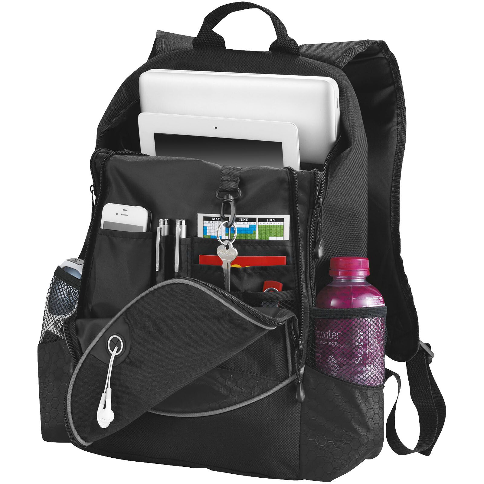 Benton 15" Laptop-Rucksack 15L - schwarz-672