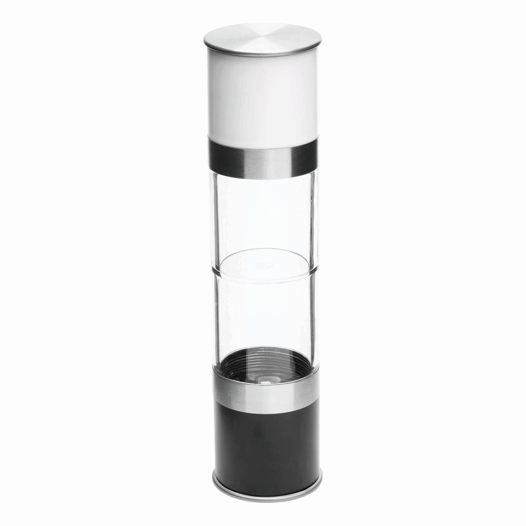 Salz- und Pfeffermühle BOTH TOGETHER - schwarz - silber - weiß-311