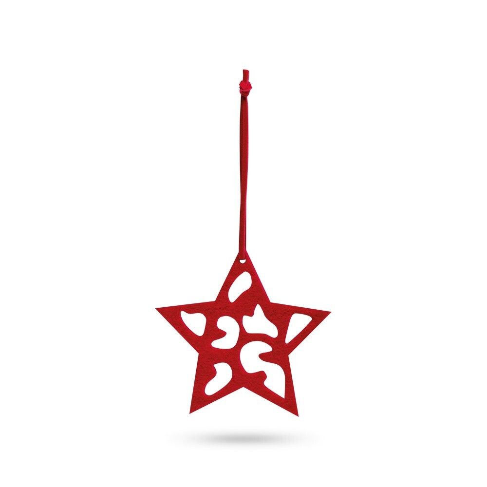 DARIO Weihnachtsfiguren zum Aufhängen - rot-545