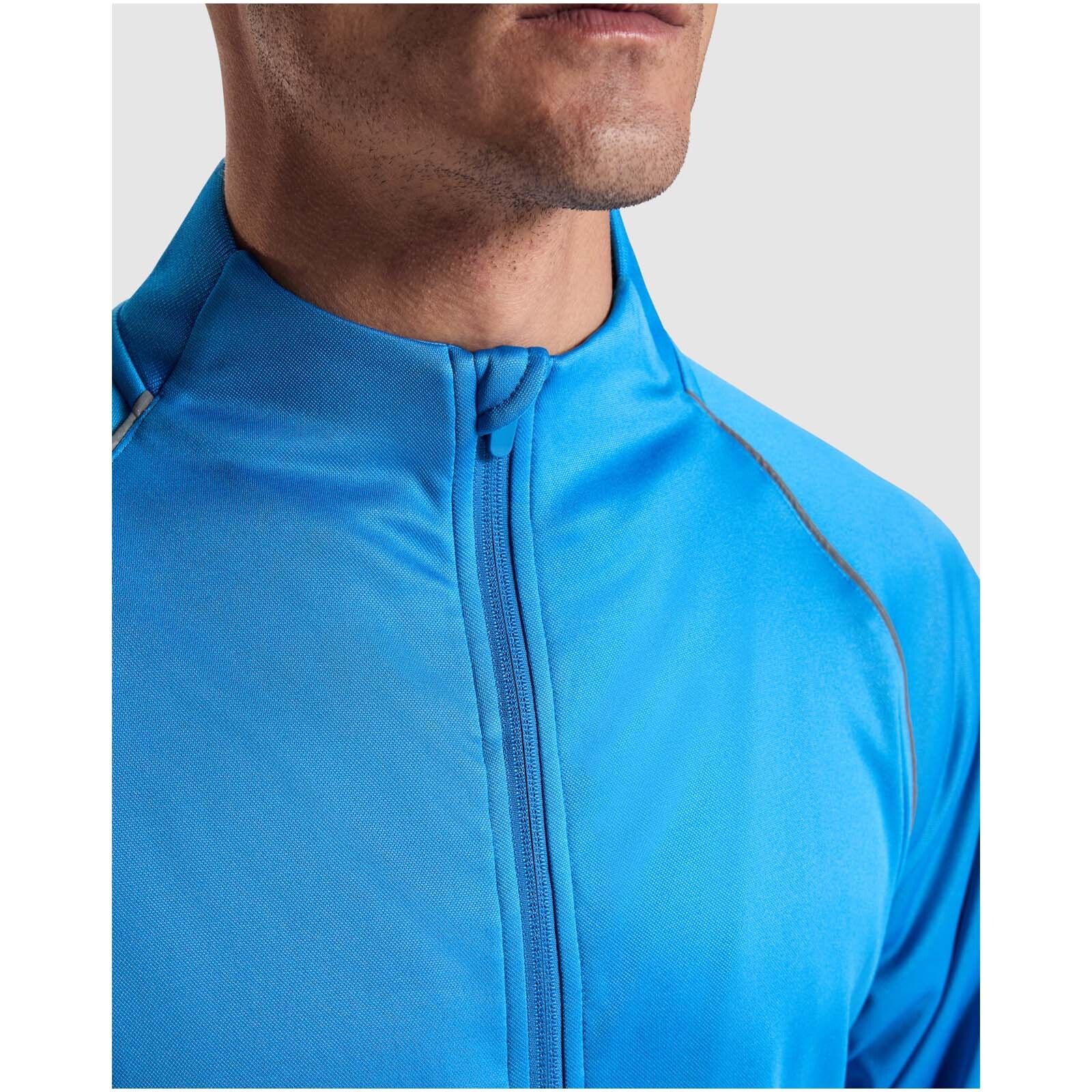 Valier Herren Sweatshirt mit durchgehendem Reißverschluss - fluorgrün-893