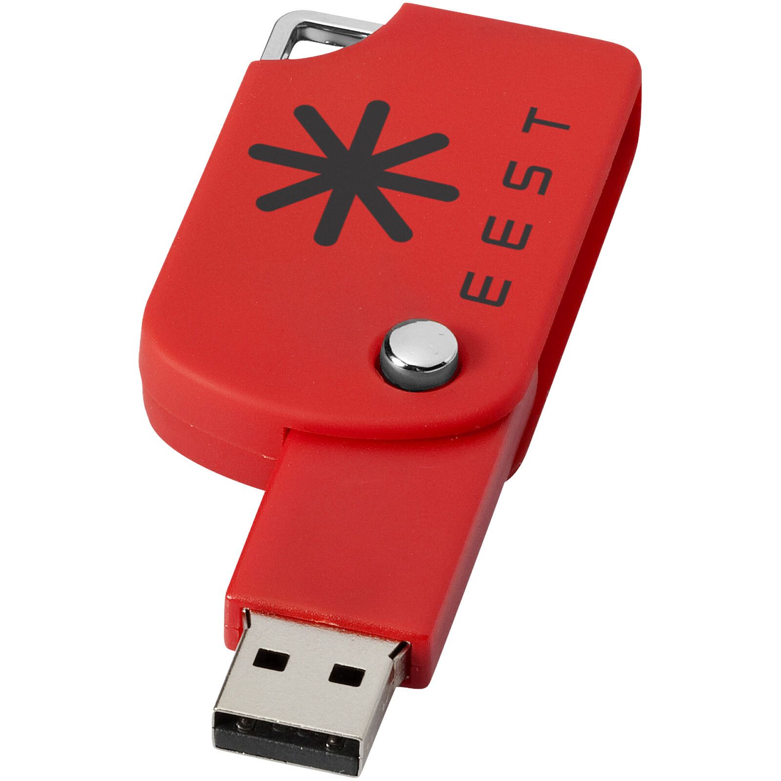 Swivel Square USB-Stick - rot - 16 GB-563