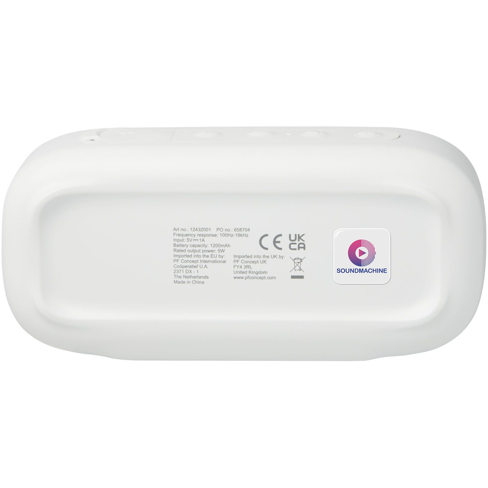 Stark 2.0 Bluetooth Lautsprecher aus recyceltem Kunststoff, 5W, IPX5  - weiss-789