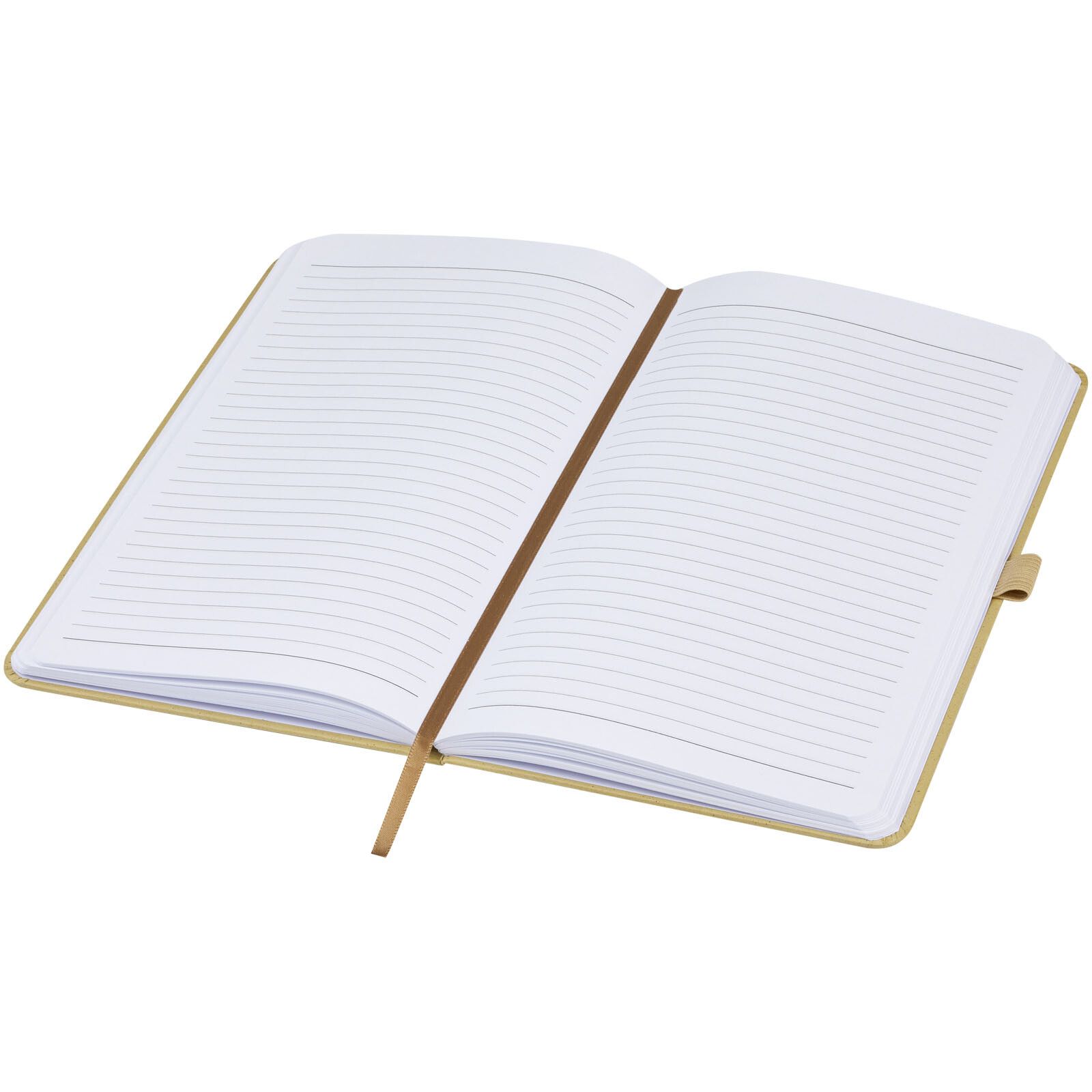 Fabianna Hardcover Notizbuch aus Crush-Papier - olive-321
