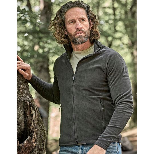Men´s Active Fleece - dark grey solid-531