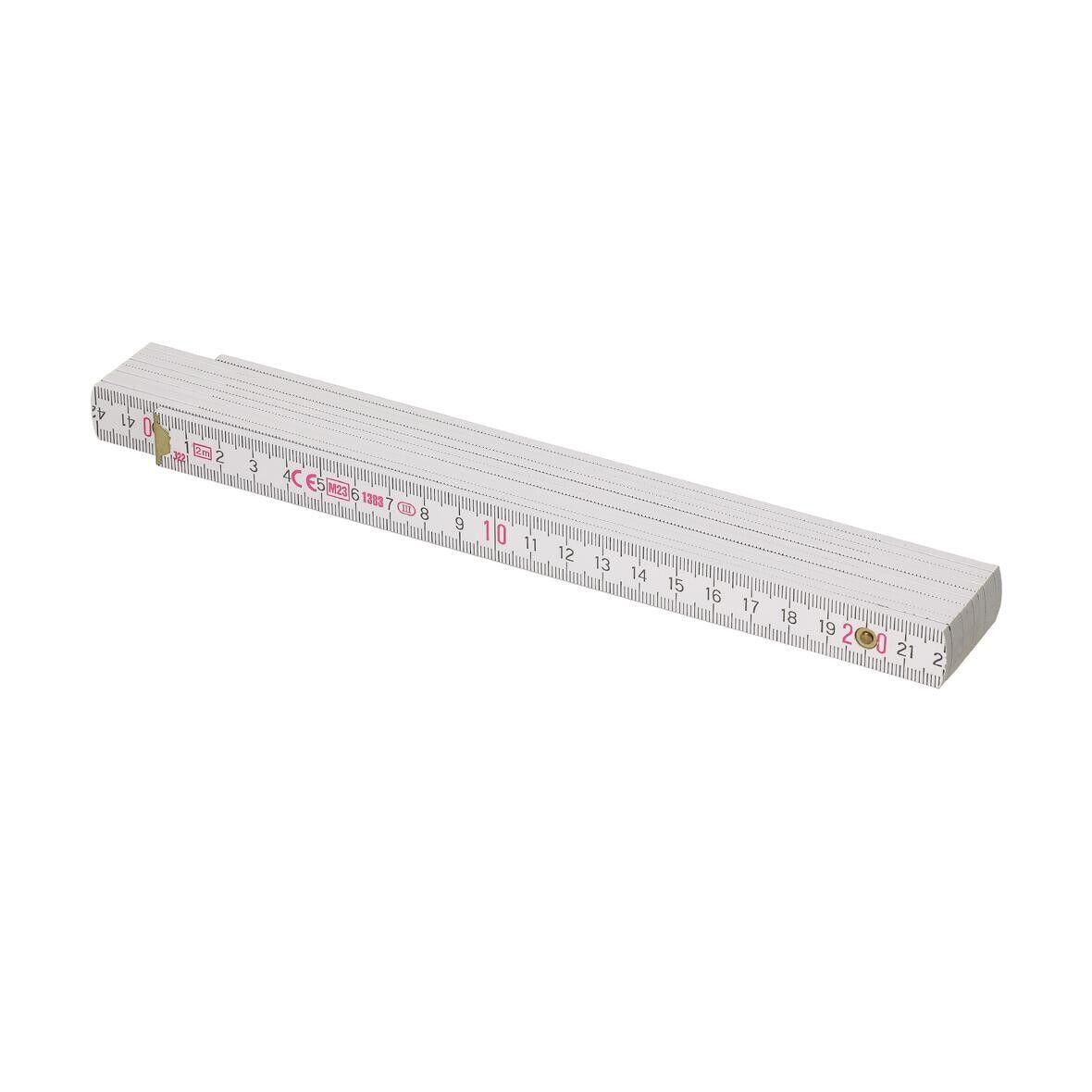 Zollstock Craft 2m - weiß-543