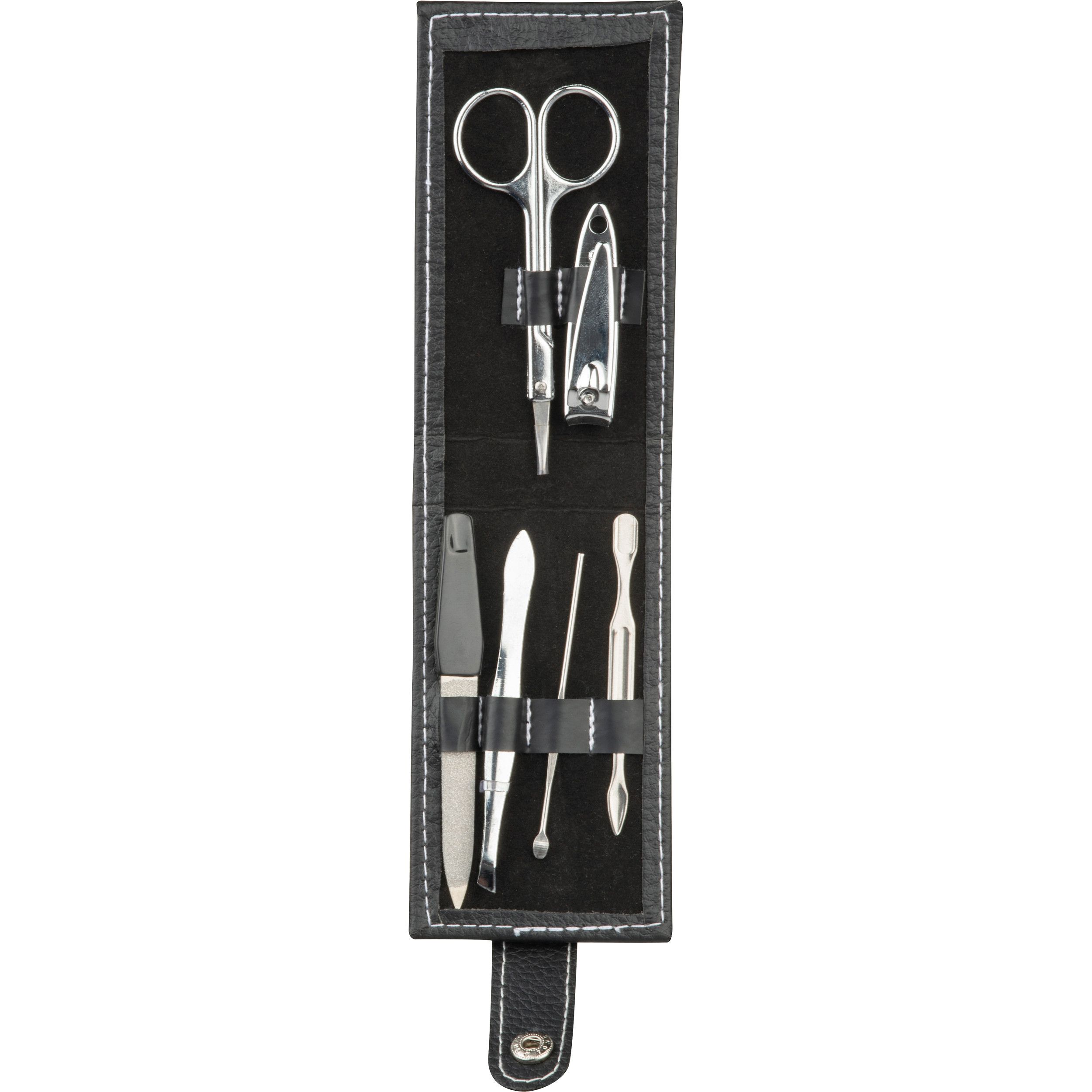 7-teiliges Manikürset im Etui  - schwarz-534