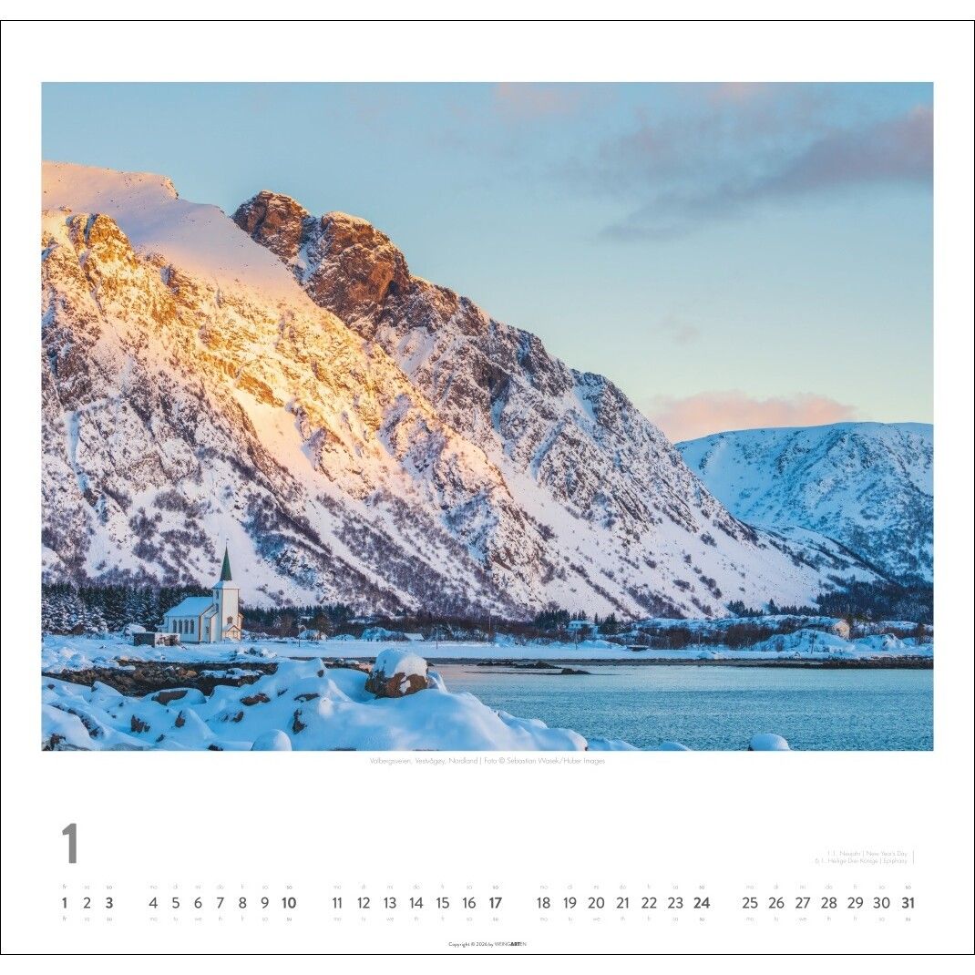 Norwegen - Landschaft & Natur Kalender-557
