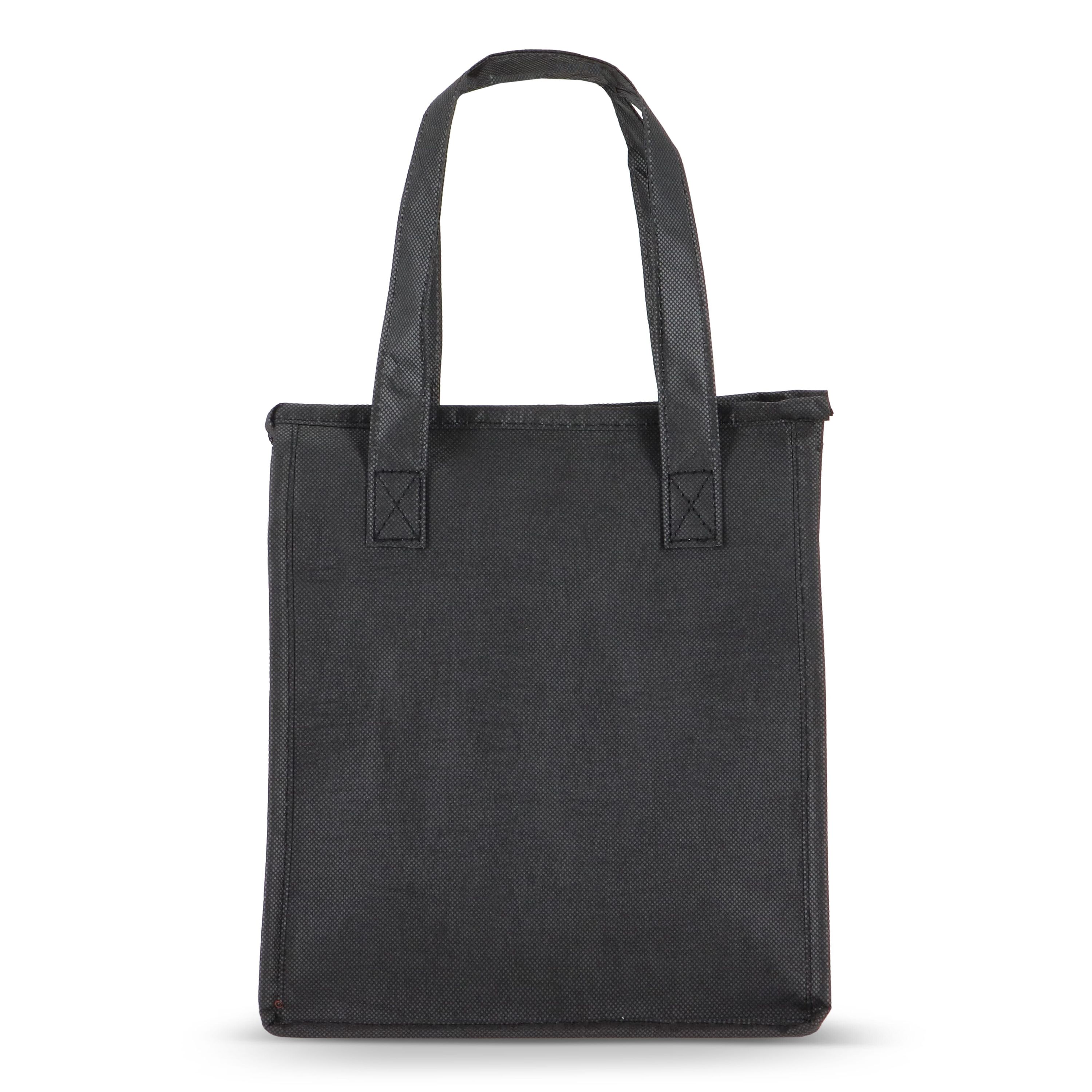 R-PET Kühltasche Non Woven 23x 15 x 27,5cm 75g/m² - schwarz-376