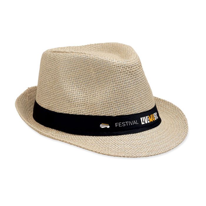 Papierstroh-Hut BOOWIE - beige-779