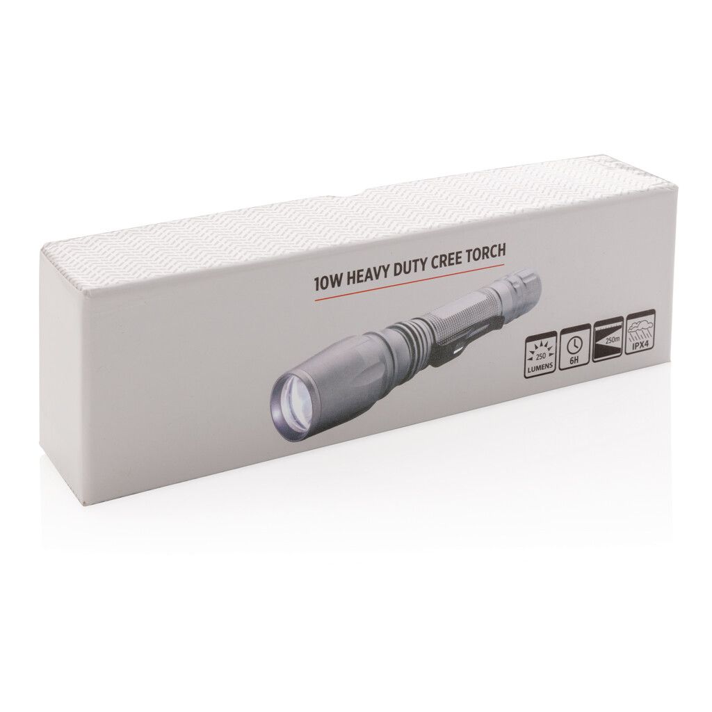 10W Cree Taschenlampe - grau-125