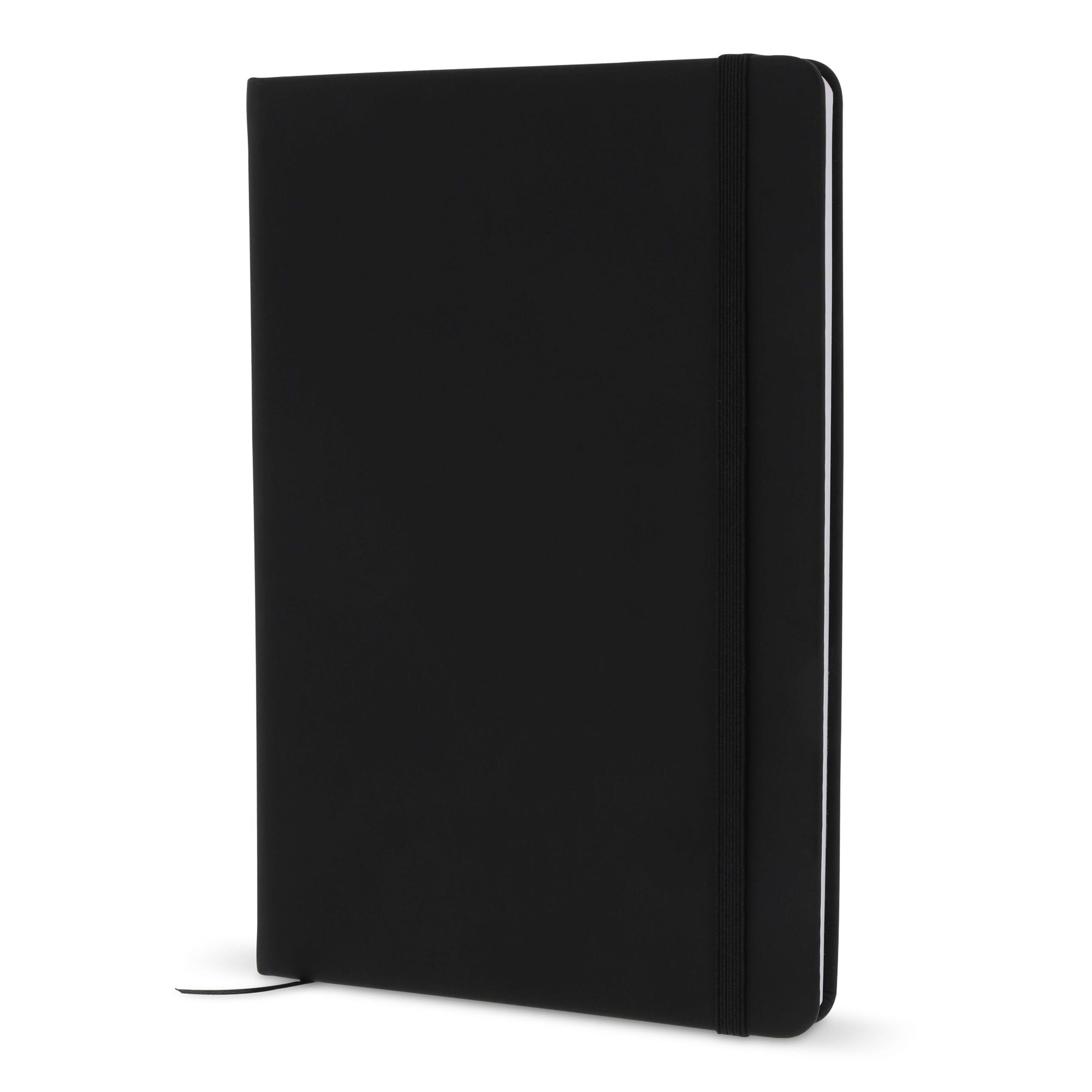 Notizbuch A5 aus PU - schwarz-786