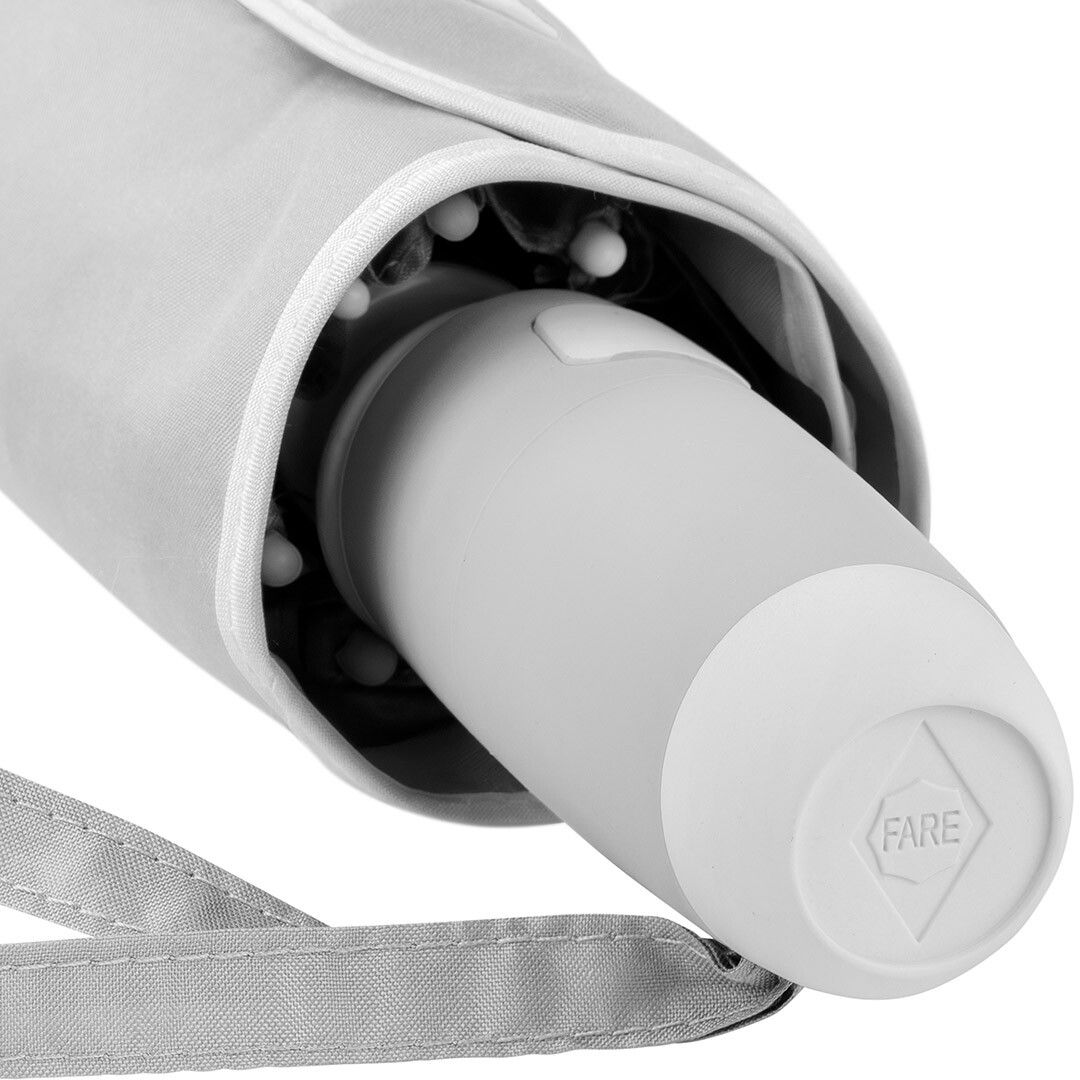 AOC-Taschenschirm FARE® Whiteline Ø98 cm - hellgrau-582