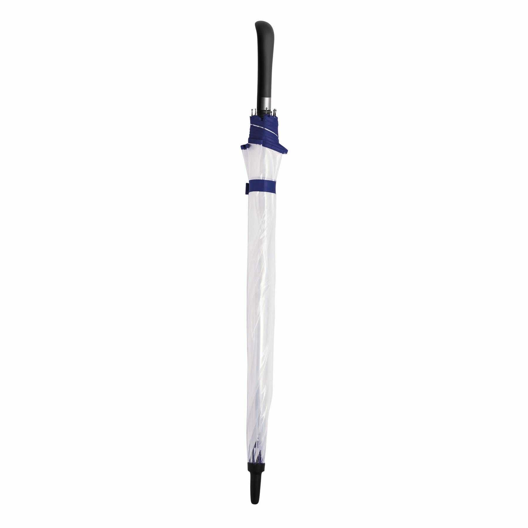 Automatischer Windproof-Stockschirm VIP - blau - transparent-235