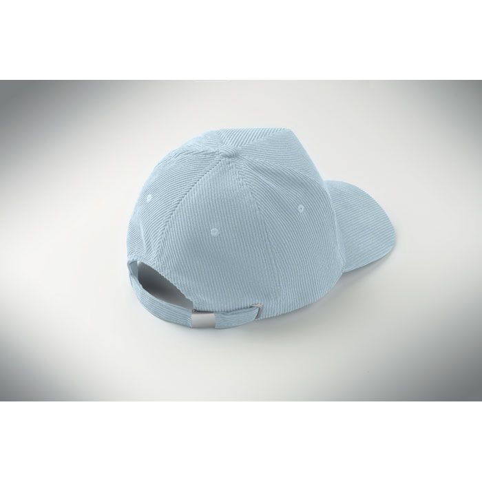 Baseball Kappe 5 Panels Cord WALE - babyblau-776