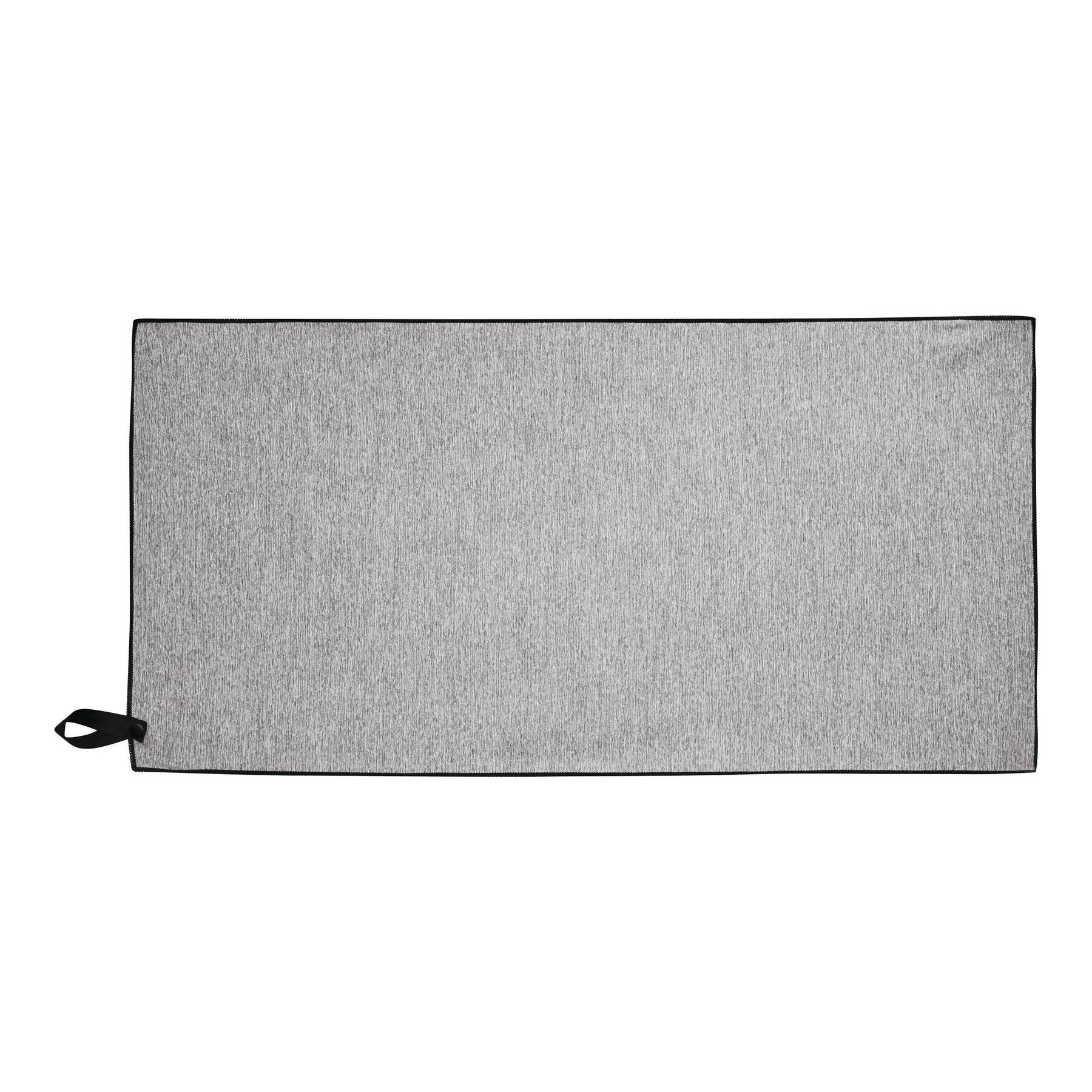 Mikrofaser Sport-Handtuch SPORTY - grau - schwarz-22
