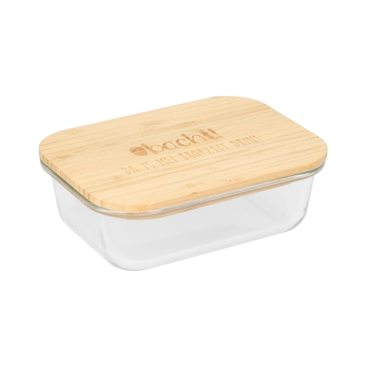 Glasbox Balance 19,5x14,5x6 cm - transparent - braun-548