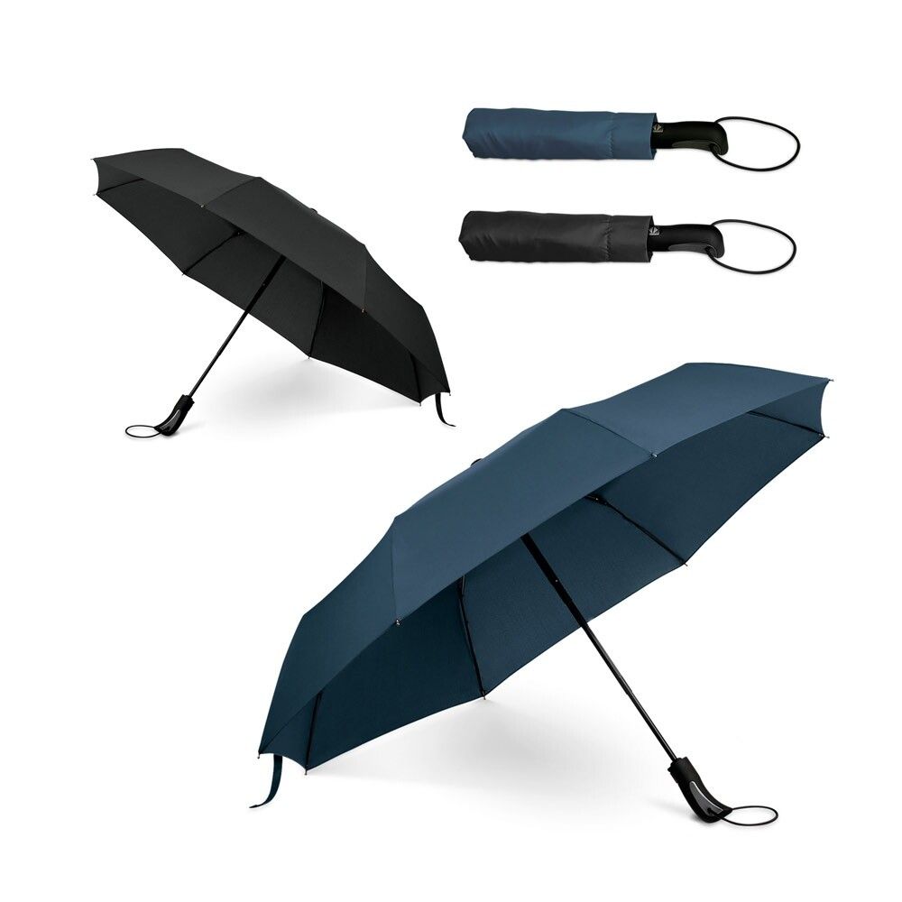 CAMPANELA Regenschirm 190T Pongé, automatische Öffnung/Schließung - blau-414