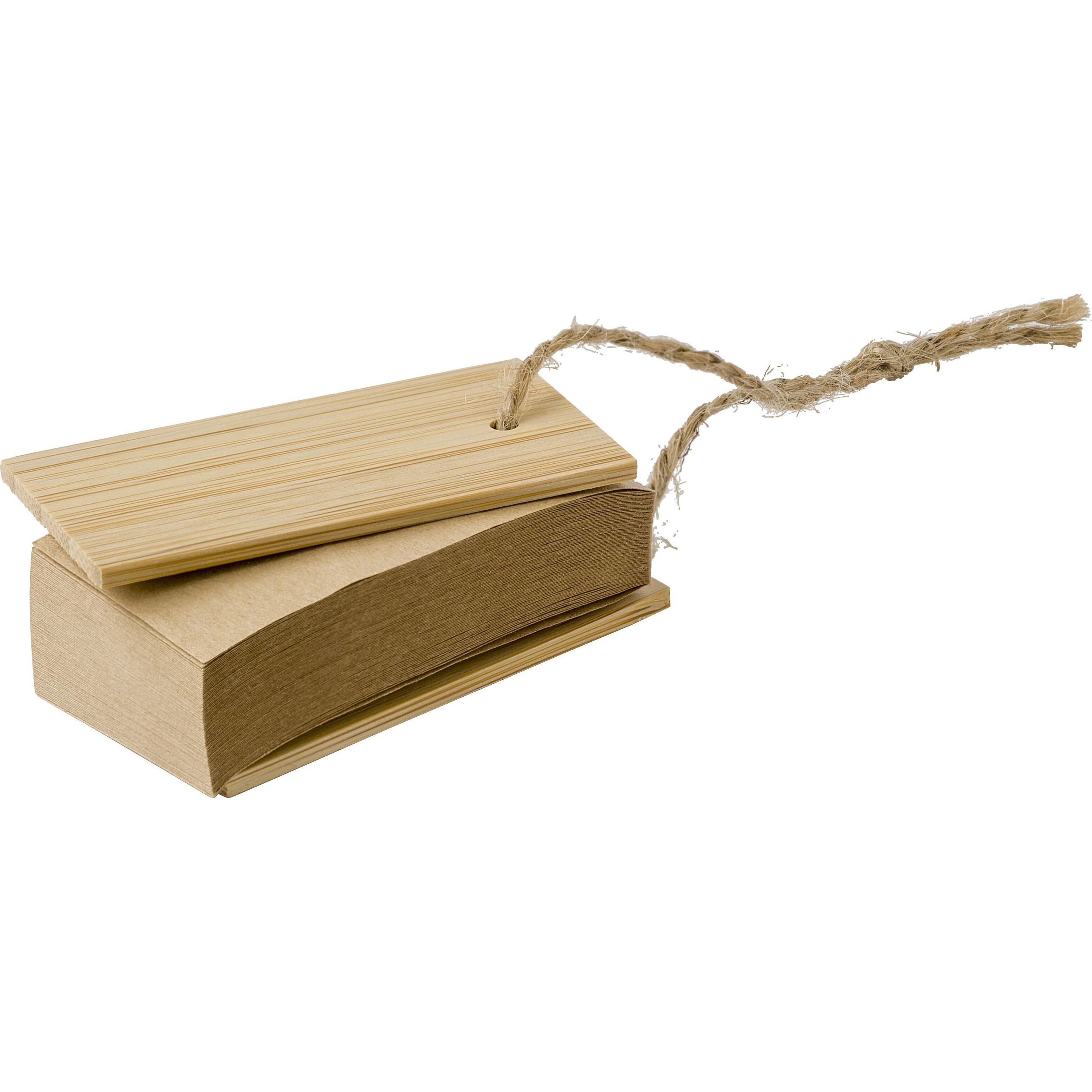 Bambushülle mit Haftnotizen Kingston - braun-724