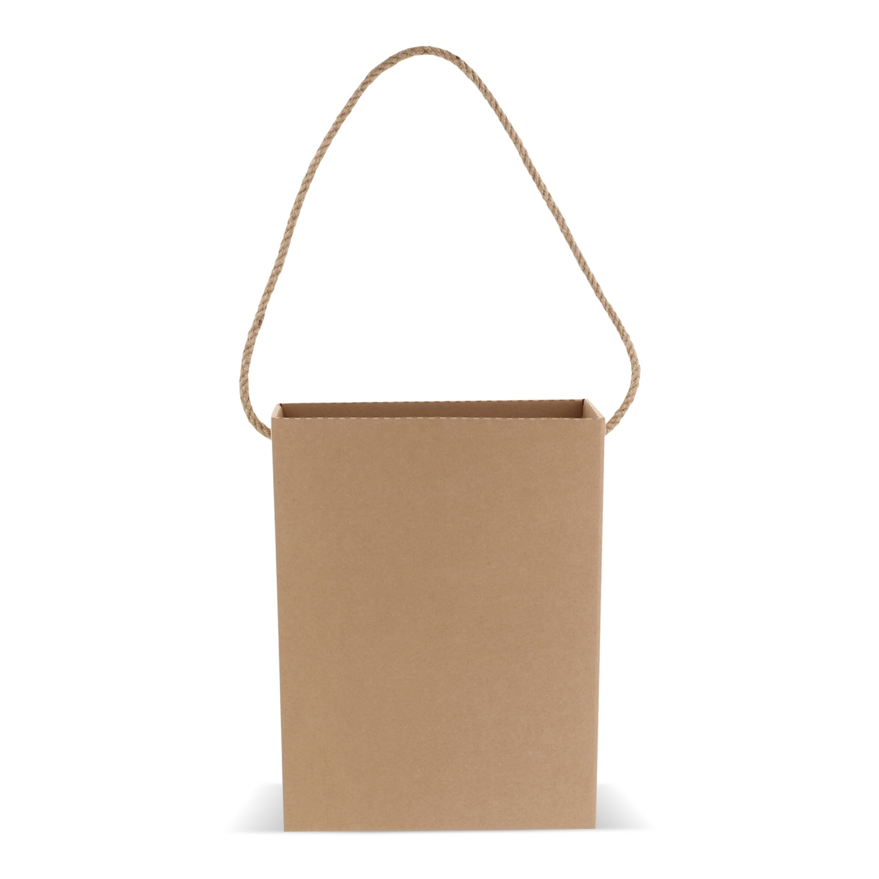 Kartontasche 24x8x32cm - braun-847