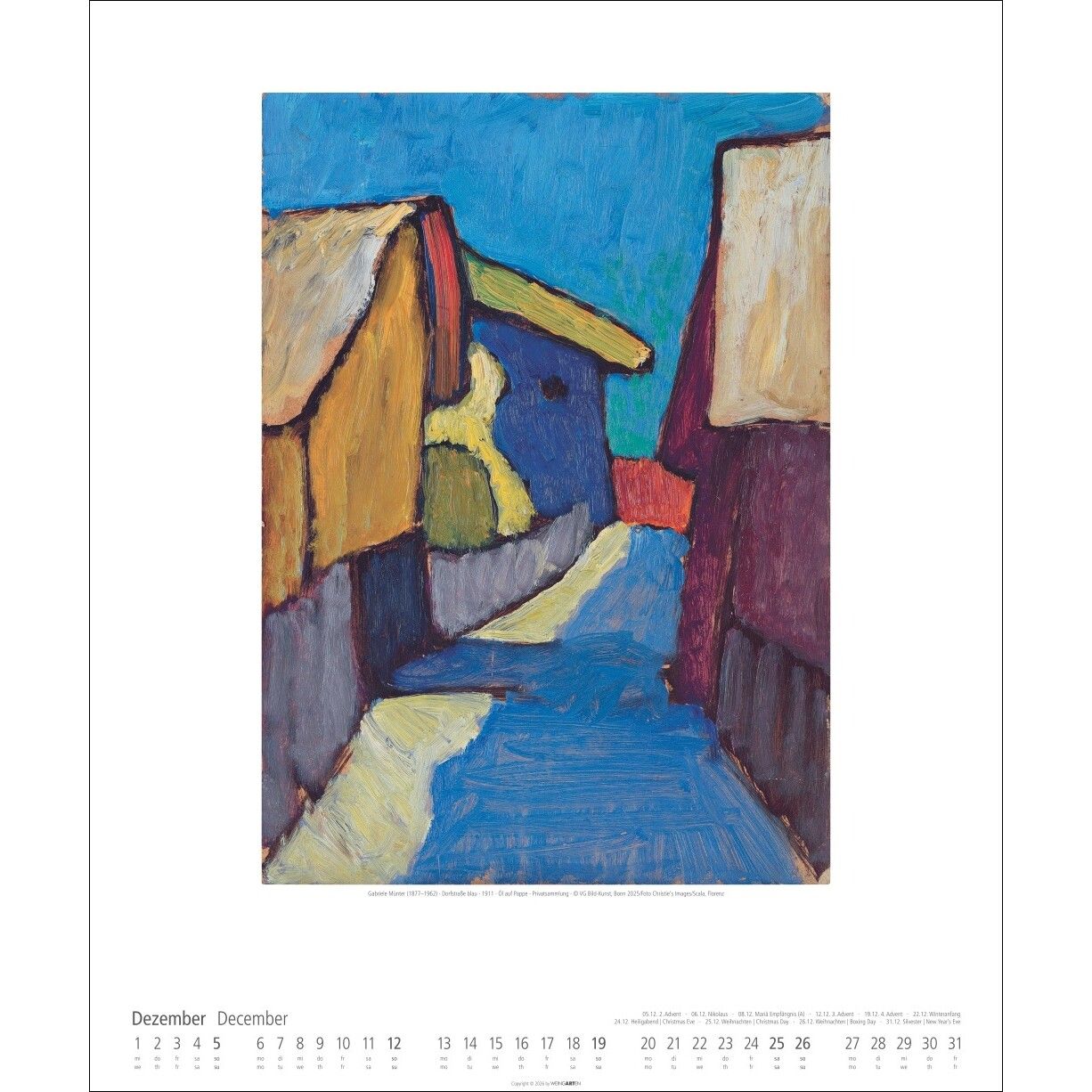 Gabriele Münter - Kunst & Kultur Kalender-751