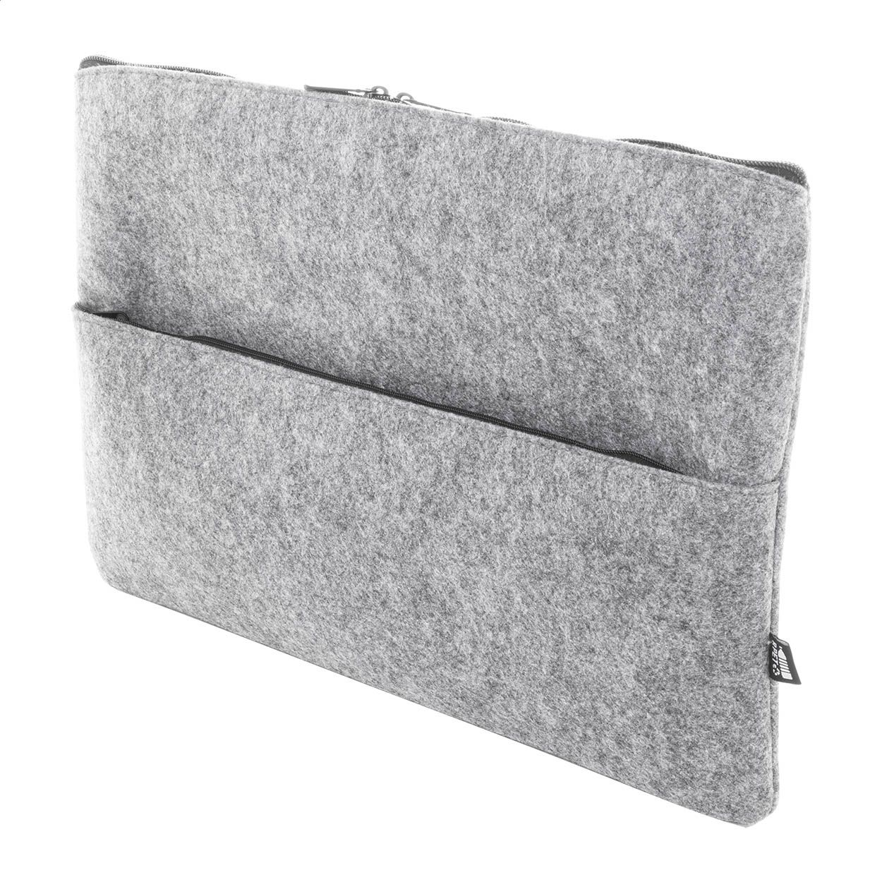 Refelt Comp RPET-Filz-Laptoptasche - grau-468