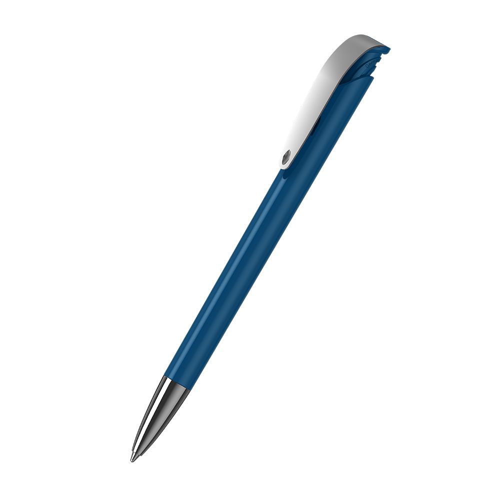 Druckkugelschreiber Jona high gloss MMn - mittelblau-263
