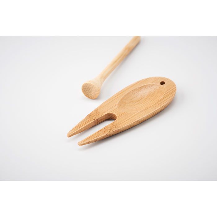 Golf-Pitchgabel Bambus BOGEY - holz-142