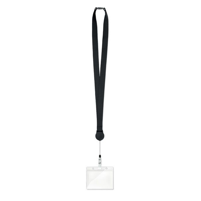 Lanyard mit Badge-Halter ZIP LANYARD - schwarz-37