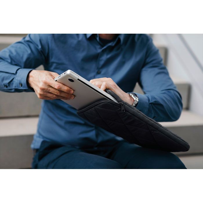 15" Laptop-Hülle Nylon KLYRO - schwarz-587