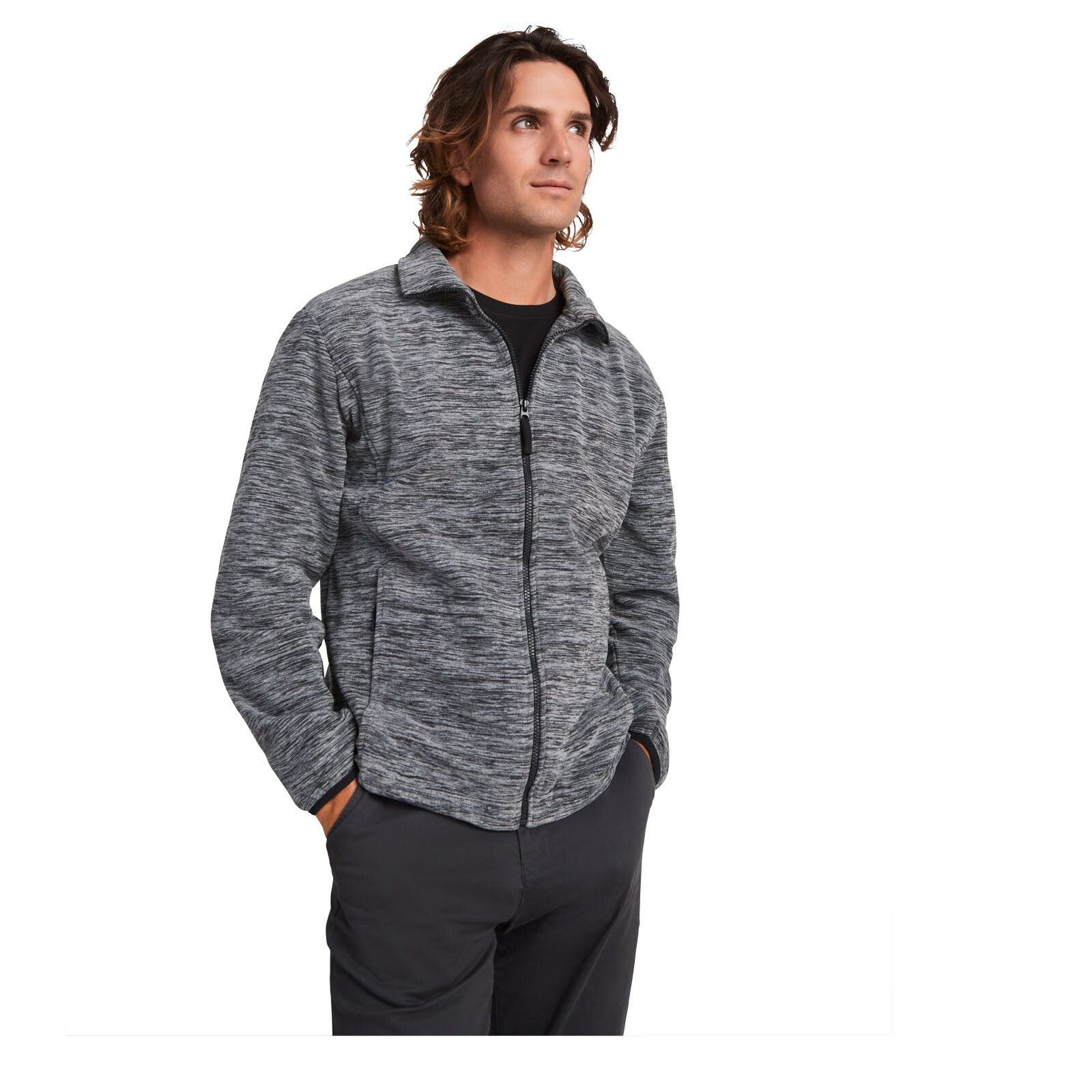 Artic Fleecejacke für Herren - lila - L-927