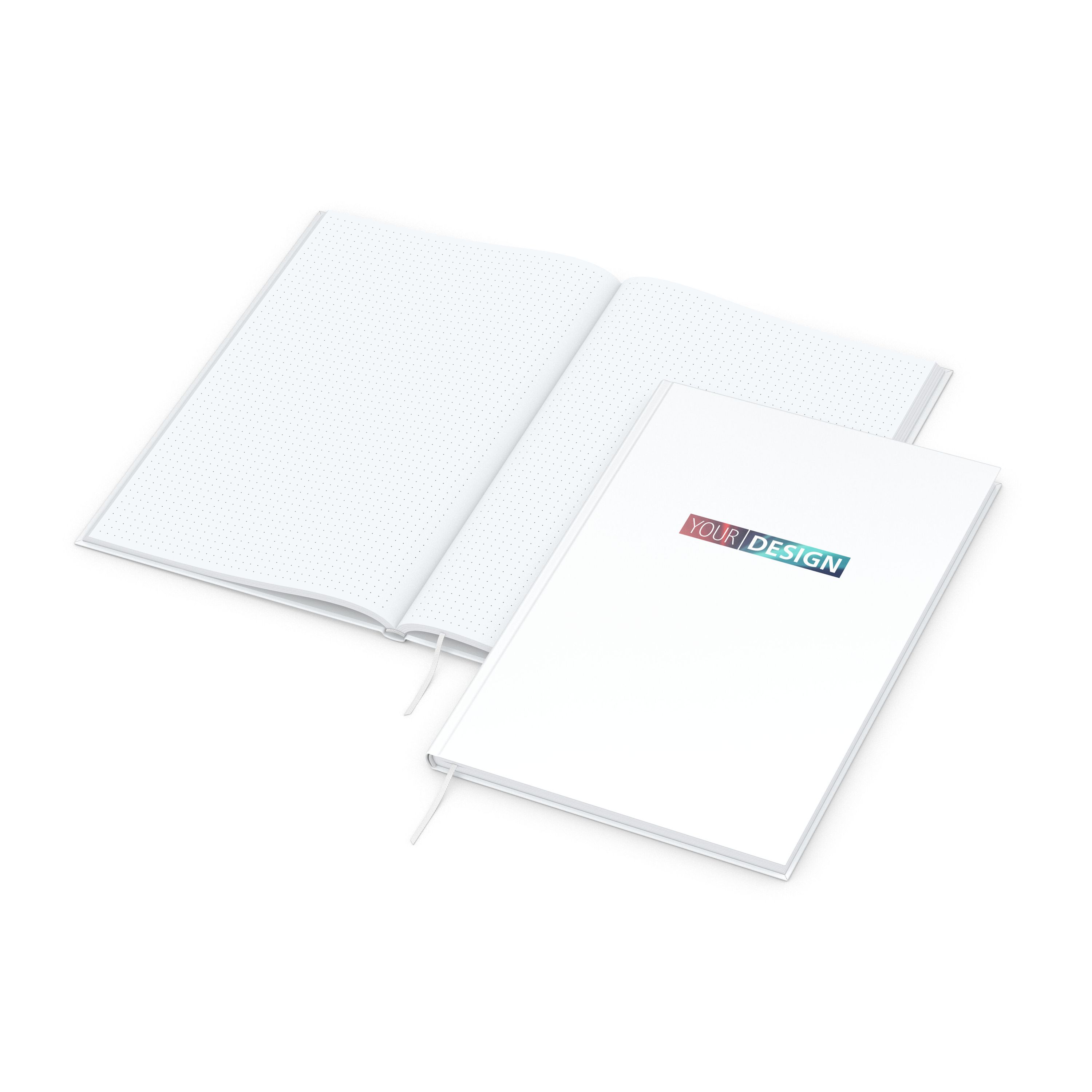 Notizbuch Note-Book, A4, Punktraster, weiß-677