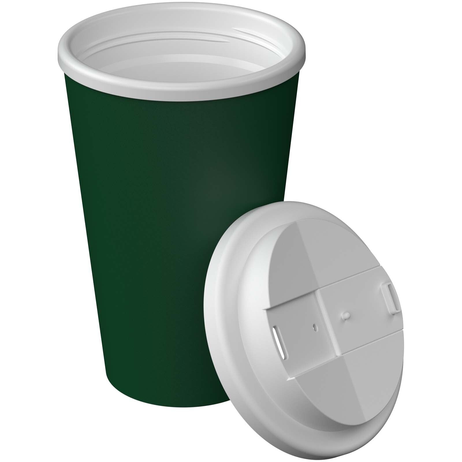 Americano Infiniti 350 ml Isolierbecher mit auslaufsicherem Deckel - dunkelgrün-350