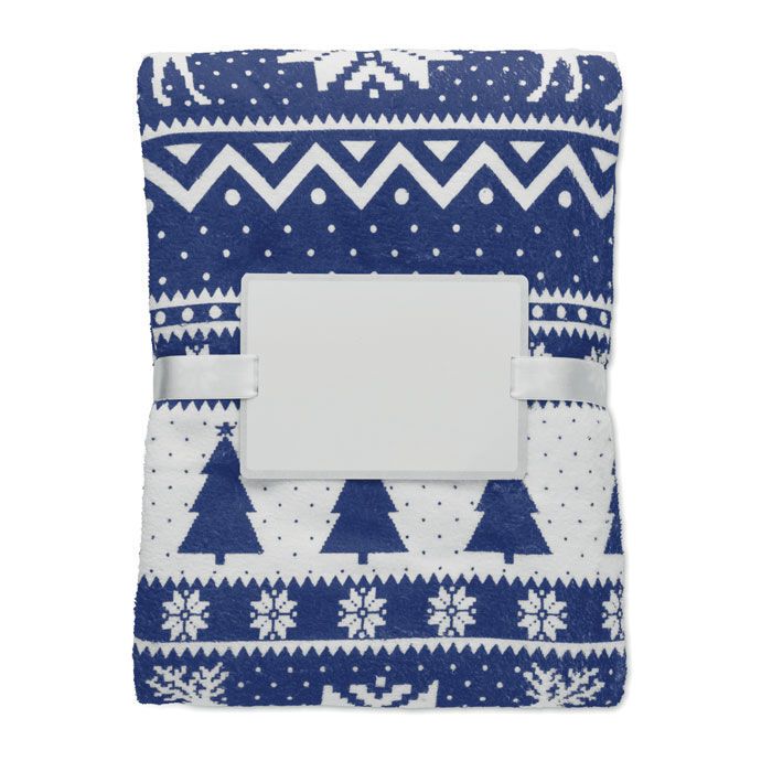 RPET-Fleece-Decke 190 g/m² TOSTI - blau-290