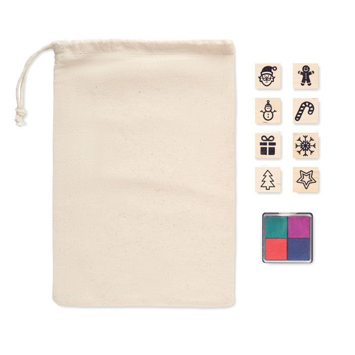 Stempel-Set Weihnachten STAMPIE - beige-689