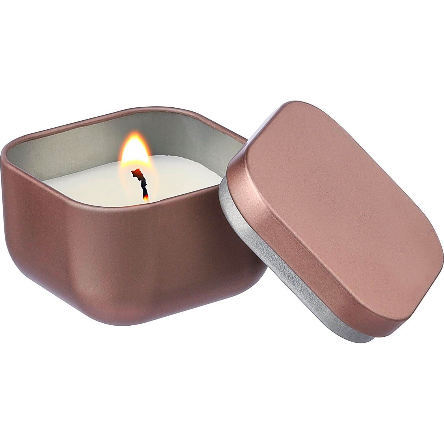 Metall Kerze Laurie - silber-689