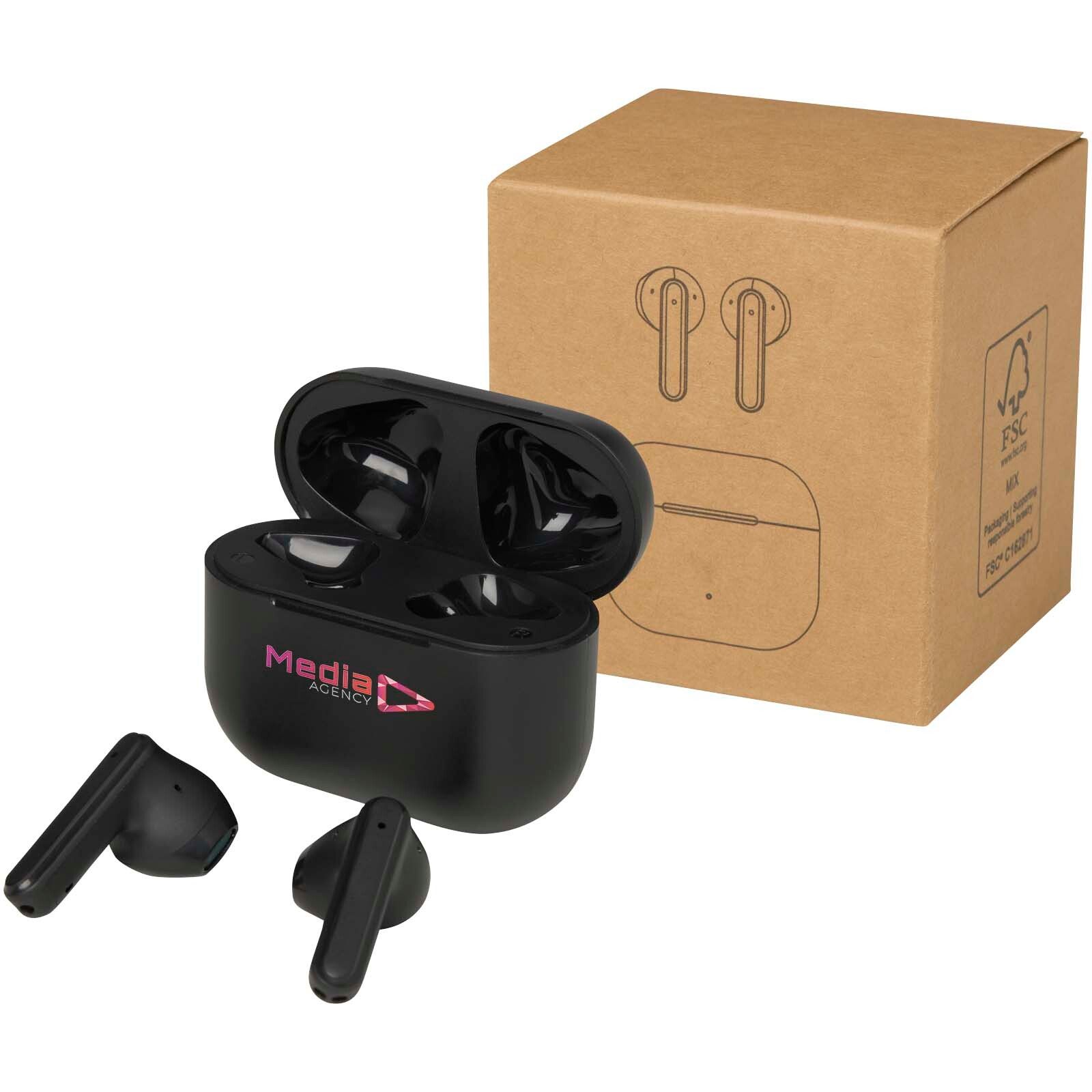 Altais True Wireless Bluetooth Headset aus recyceltem Kunststoff - schwarz-792