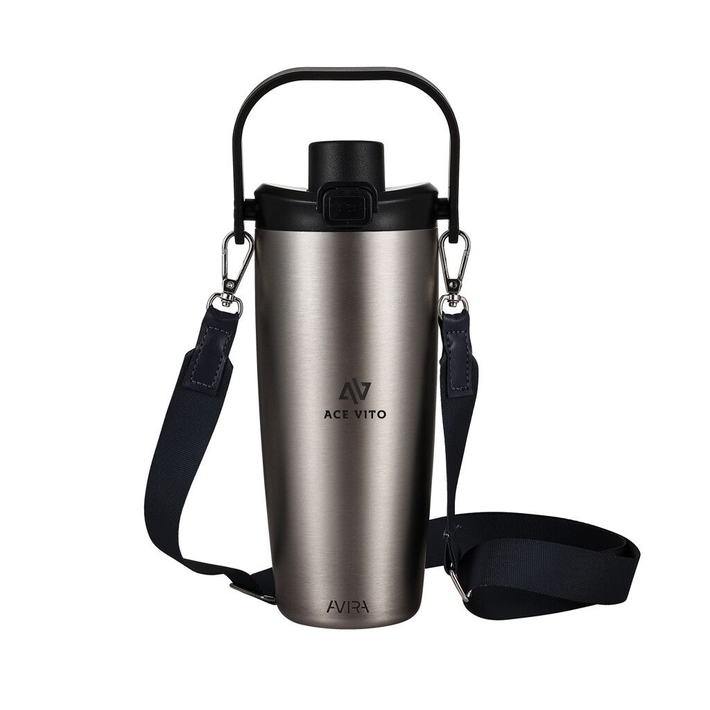 Avira Ayala Crossbody Duosip Becher aus RCS rec. Stahl - silber-694
