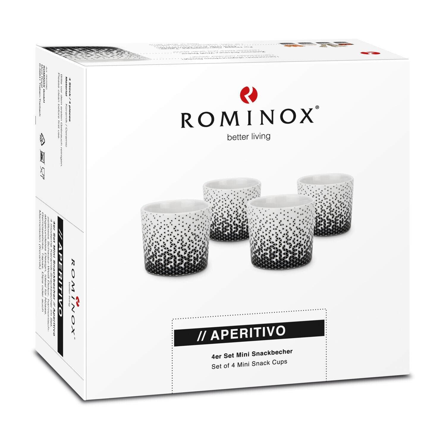 ROMINOX® 4er Set Mini Snackbecher Aperitivo-18