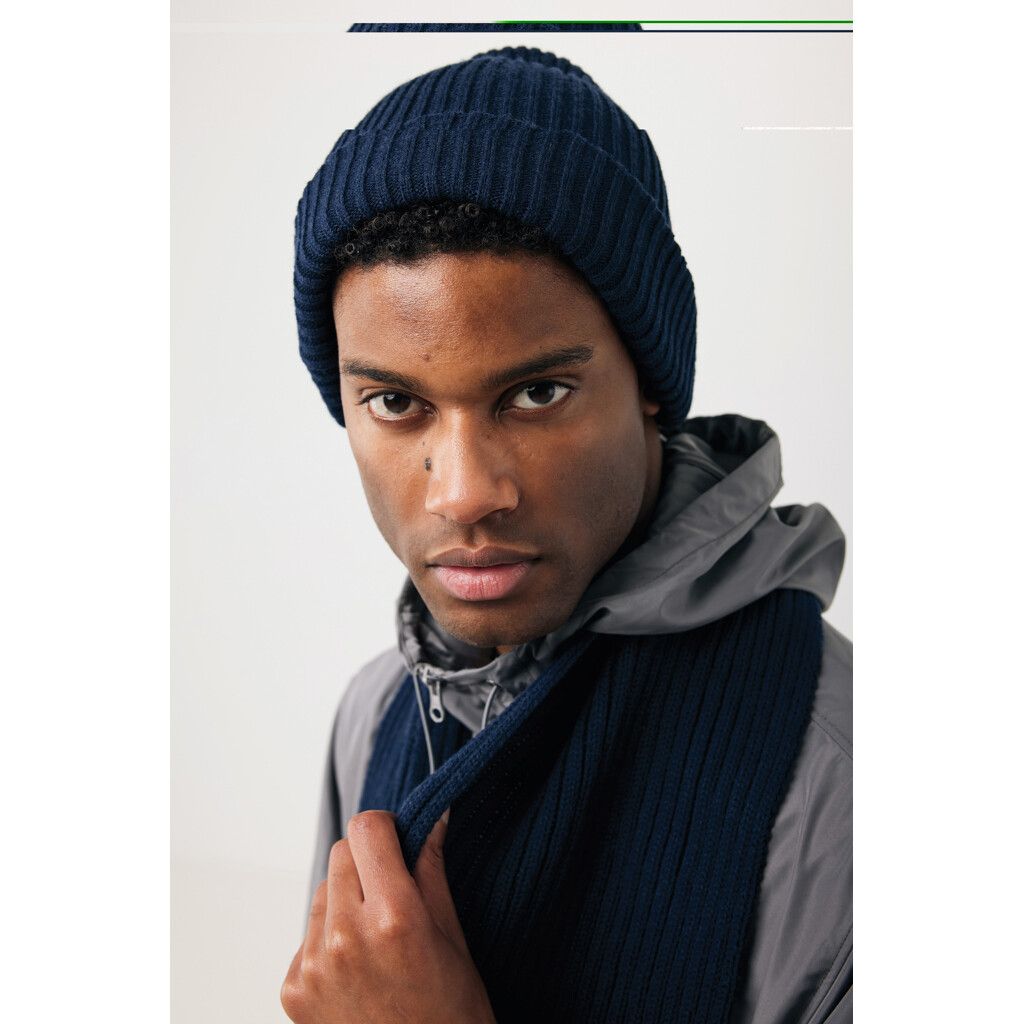Impact AWARE™ Polylana® Strickschal 180x25cm - navy blau-969