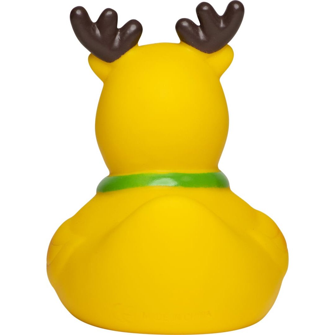 Quietsche-Ente Weihnachts-Elch - bunt-589