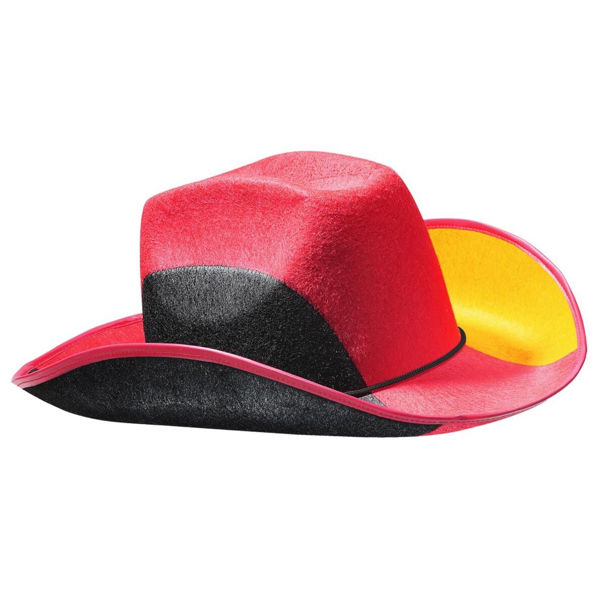 Cowboyhut Nations - Germany - Deutschland-Farben-605