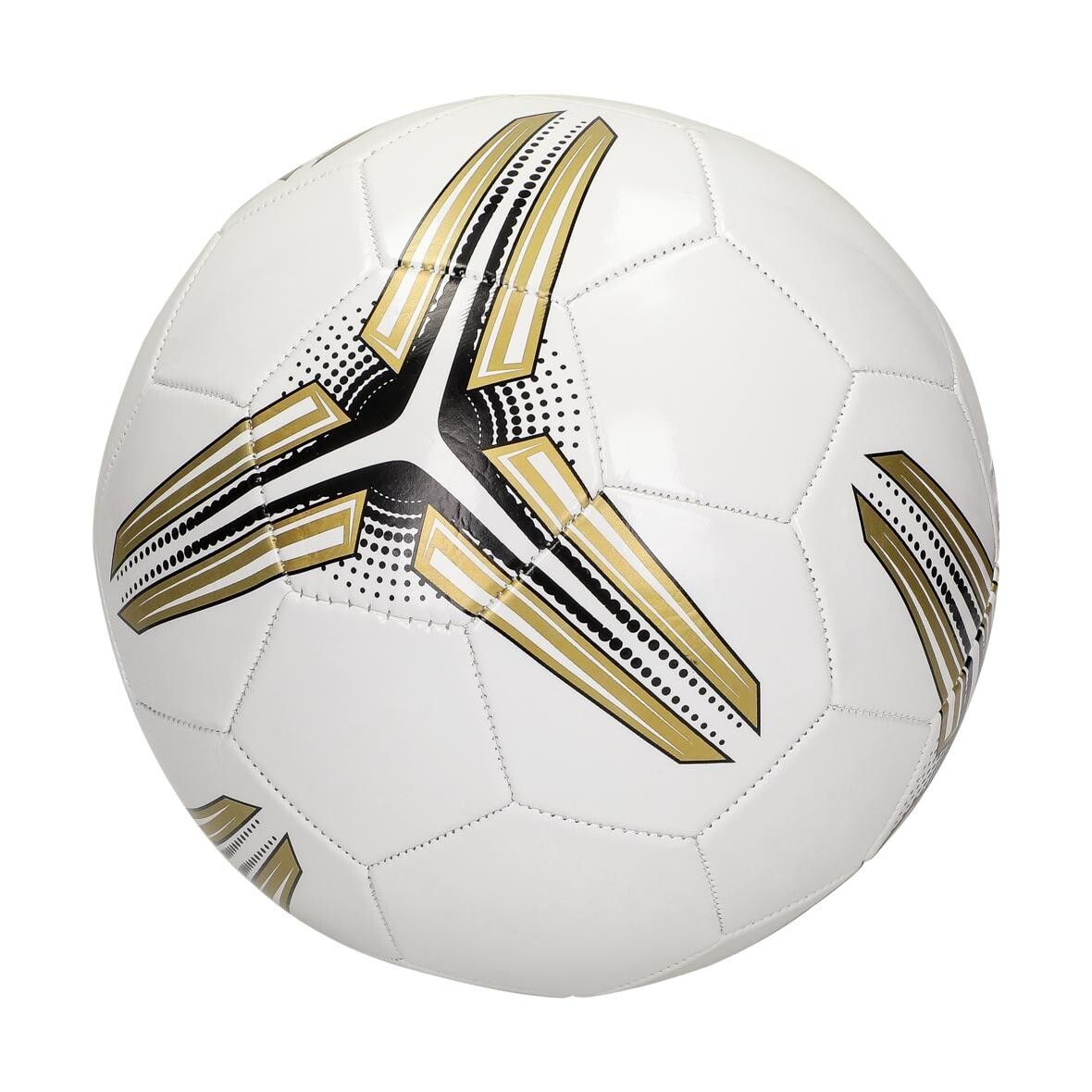 Fußball Match - weiß - gold - schwarz-897