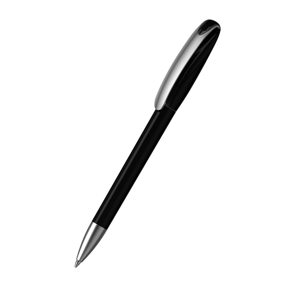 Drehkugelschreiber Boa ice/transparent MMs - schwarz ice-548